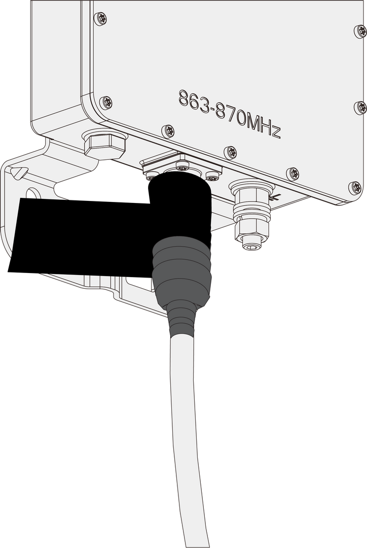 Apply waterproof self-amalgamating tape