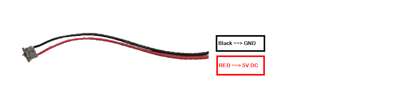 RAK13302 5 V supply cable