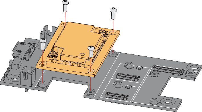 RAK3401 Mounting Sketch