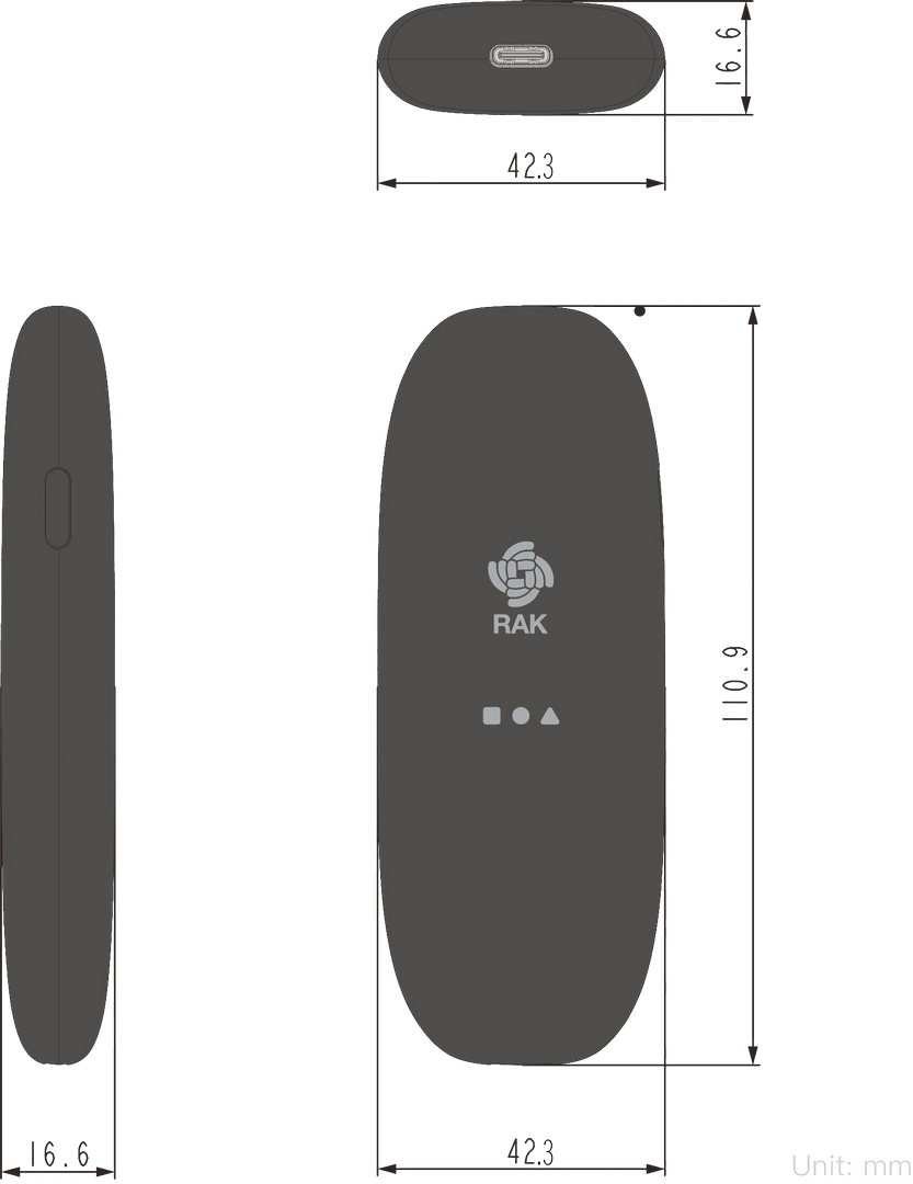 WisMesh Pod dimensions of hard shell