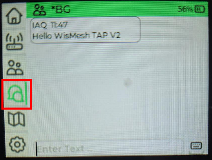WisMesh TAP V2 chat