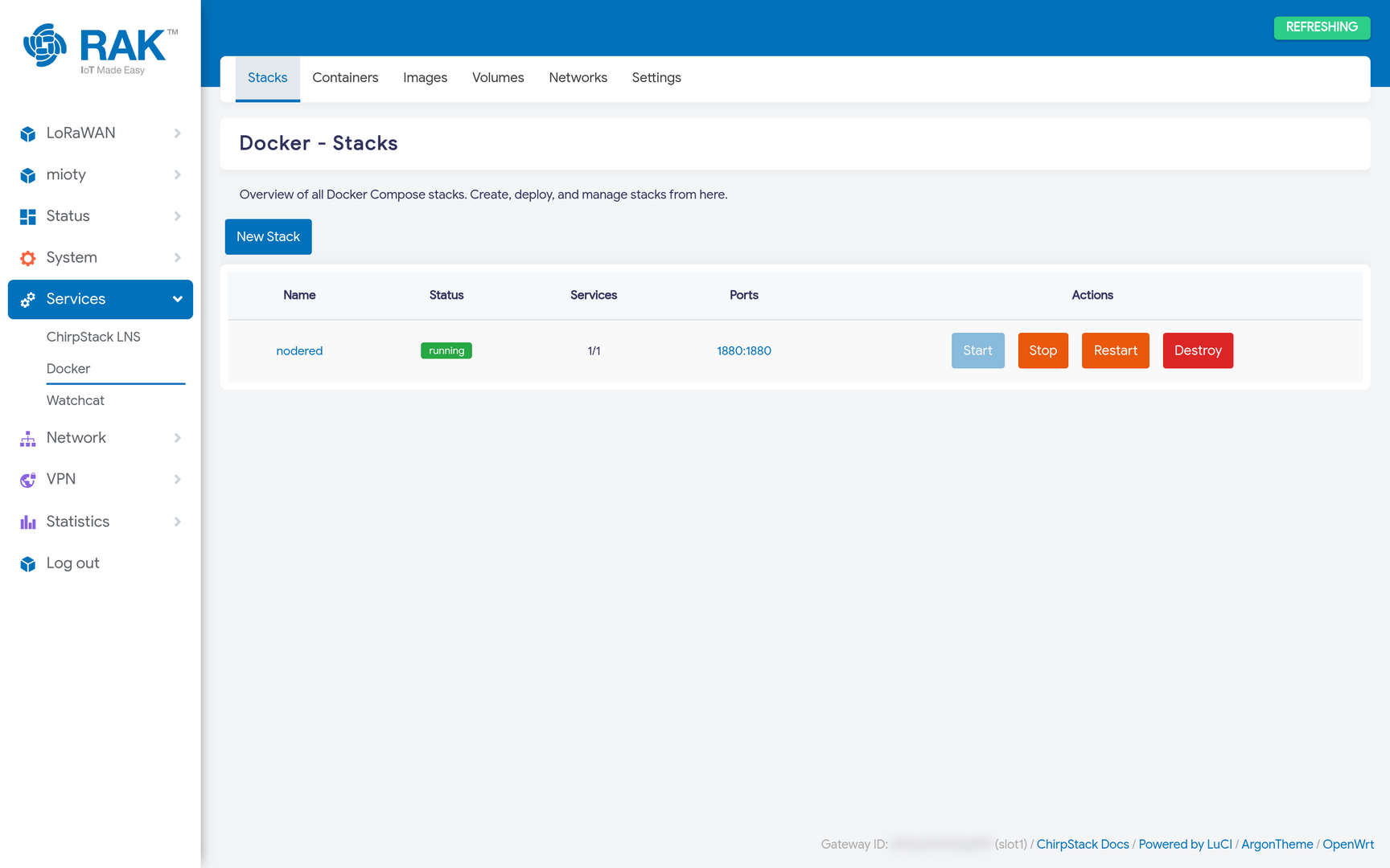 Running Docker Stacks