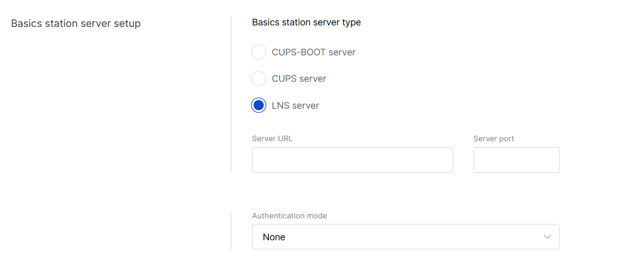 Basics station server setup