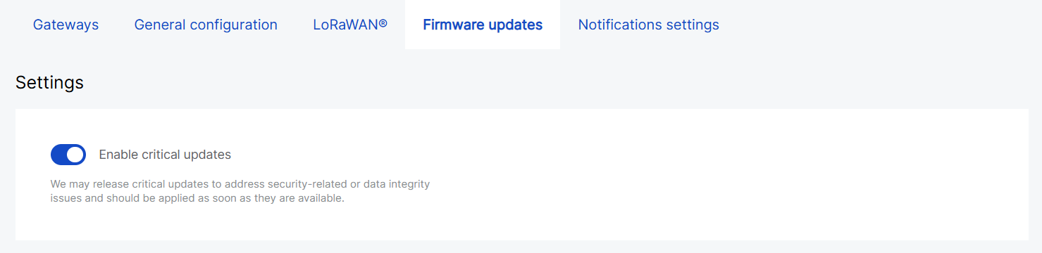 Enable Critical Updates