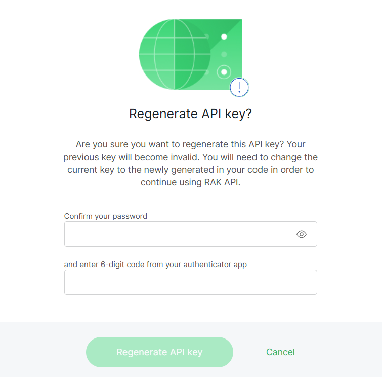 Regenerate a Key