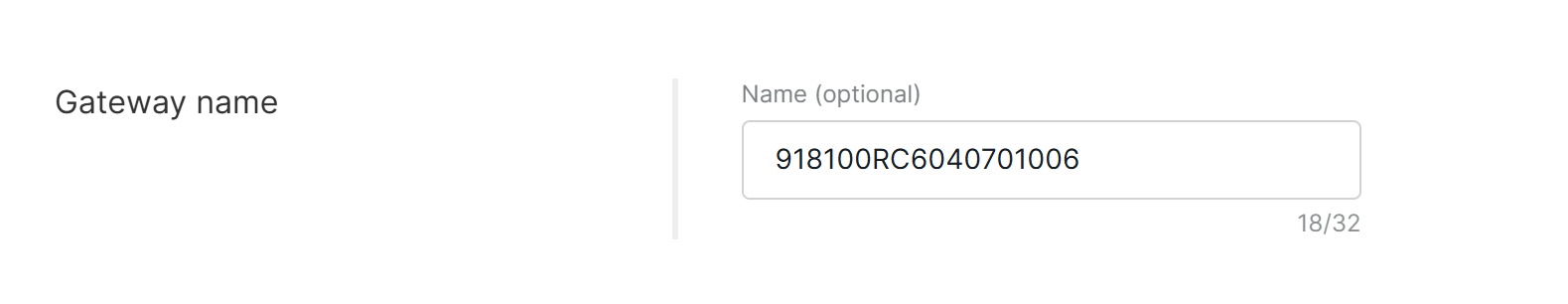 Rename Gateway