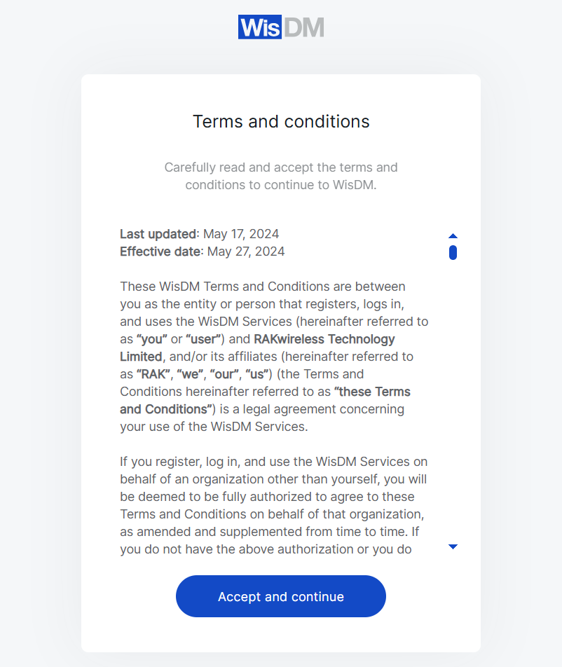 Terms and Conditions