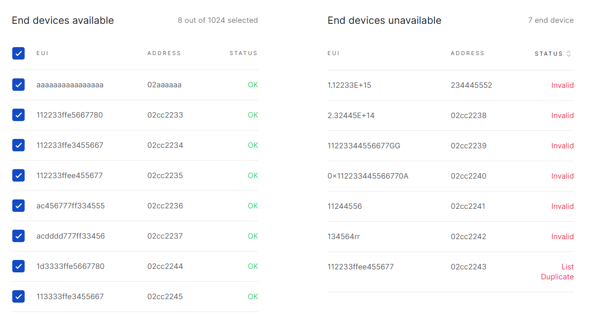 Verify device information