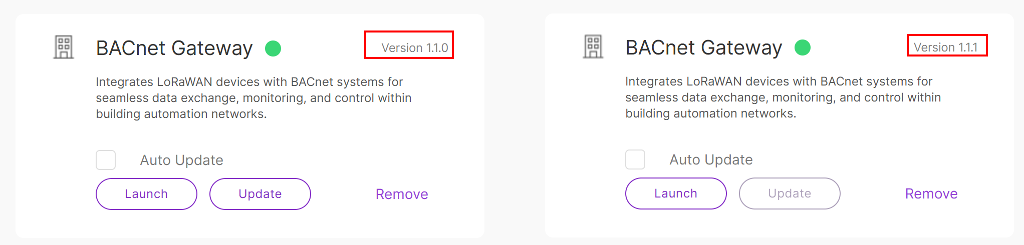 Verify the extension version in Web UI