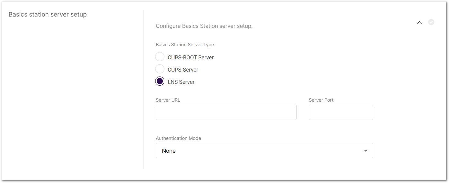 Basics Station server setup