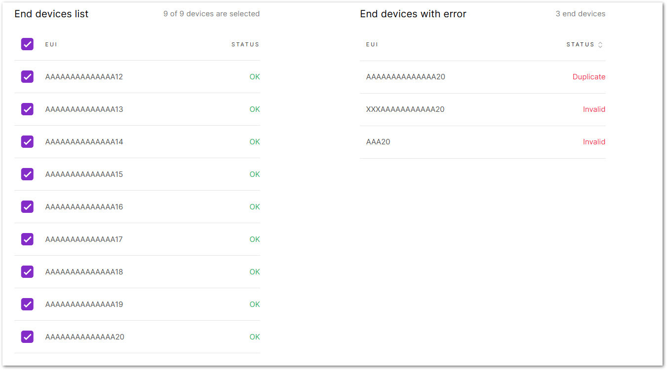Add devices to the List