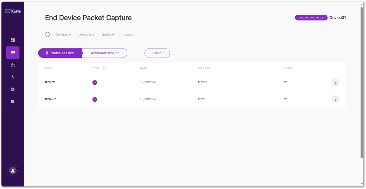 Packet capture