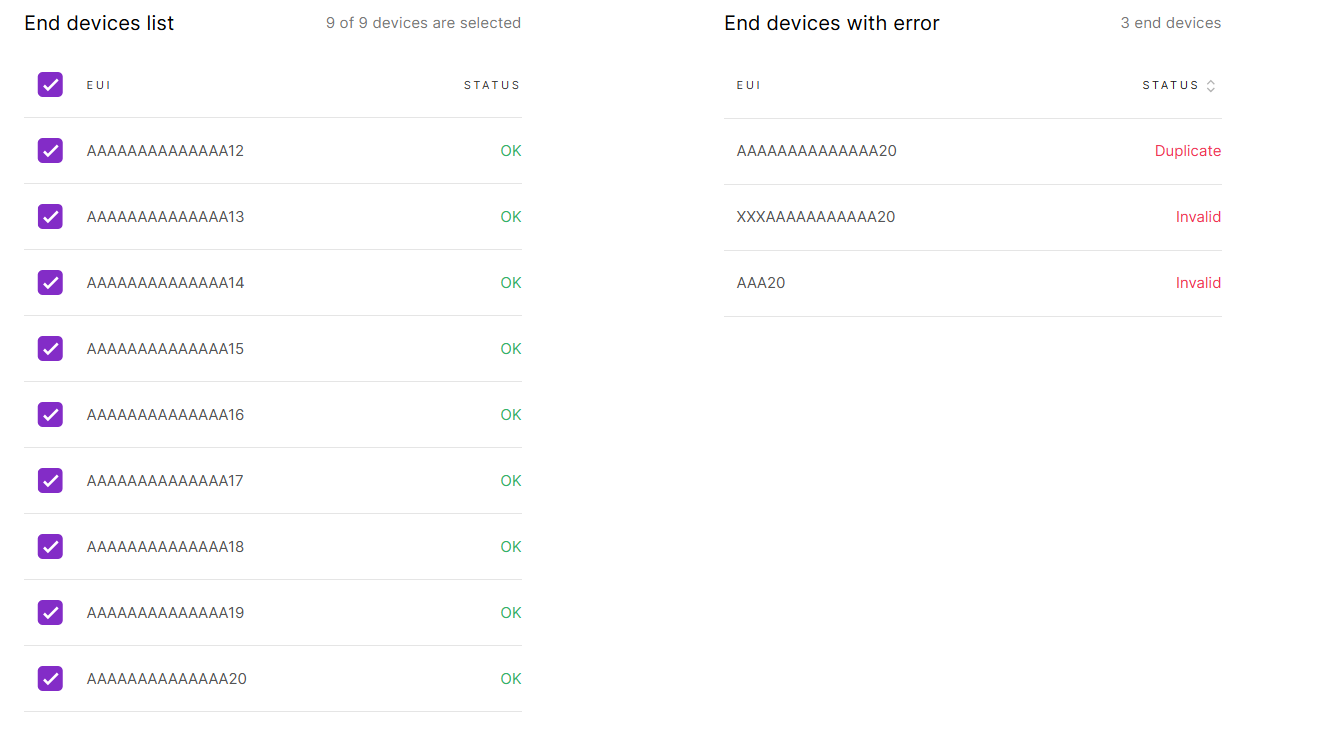 Add devices to the List