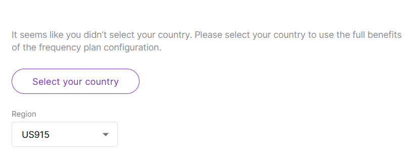 Select your country & regin