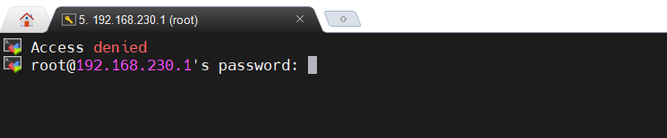 Enter the system password
