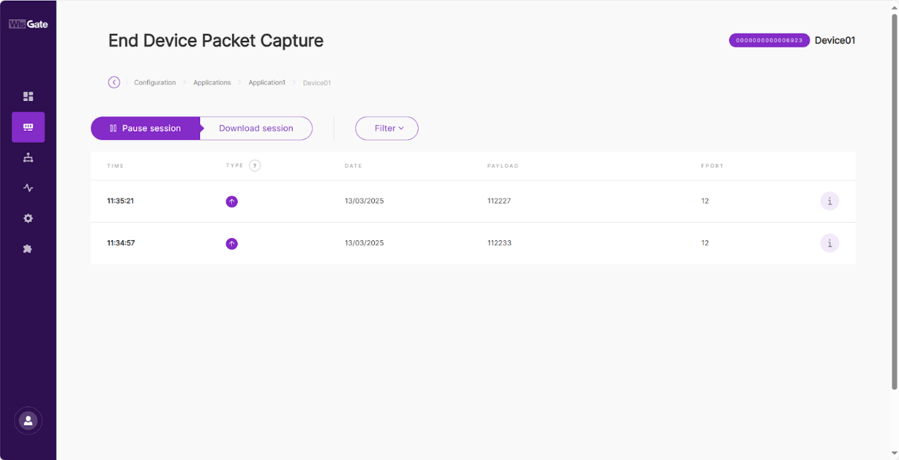 Packet capture