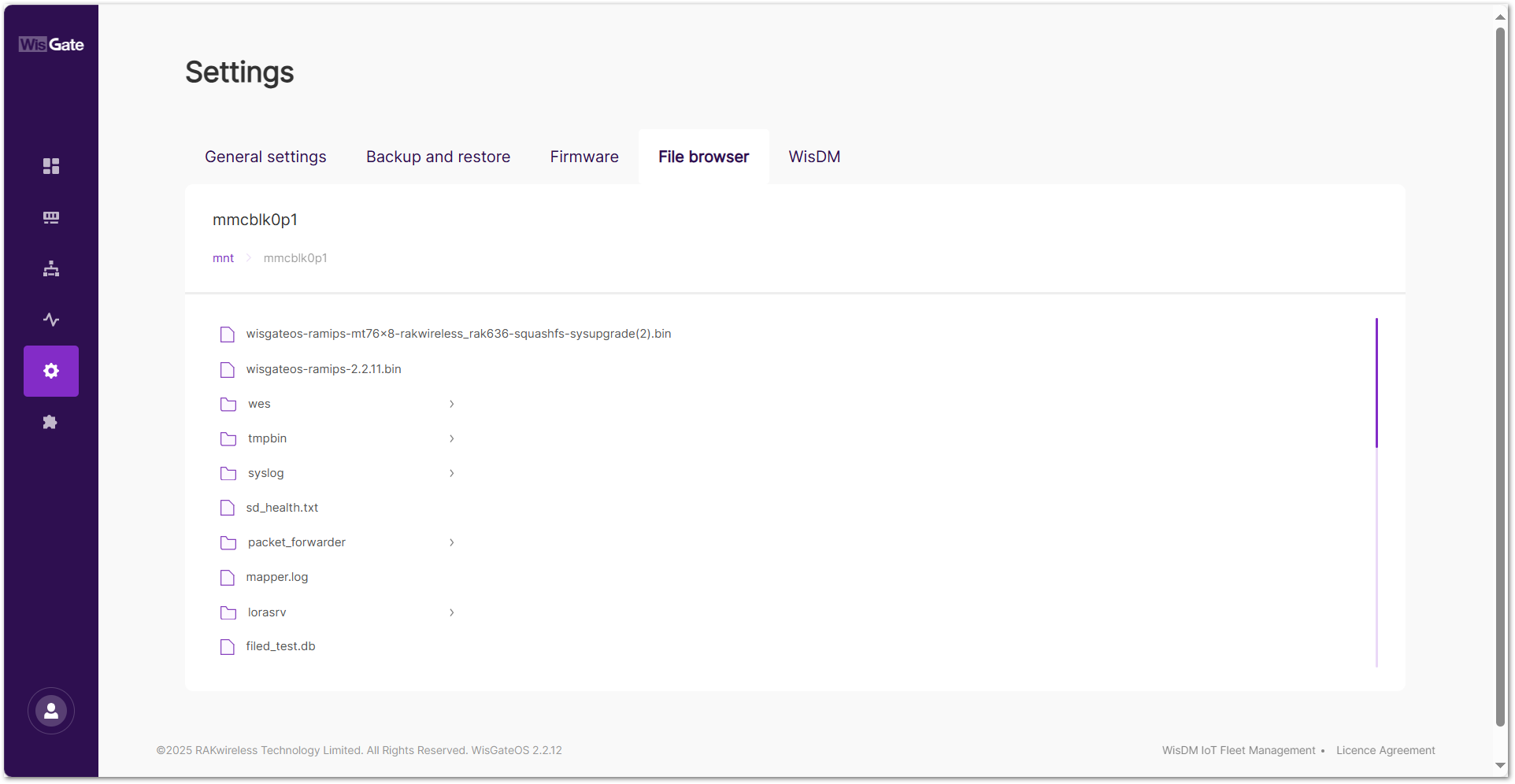 File browser tab