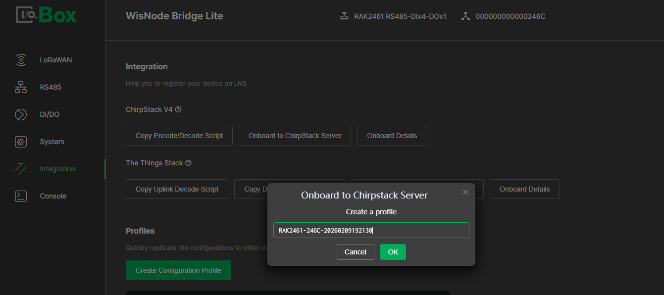 Create a device profile