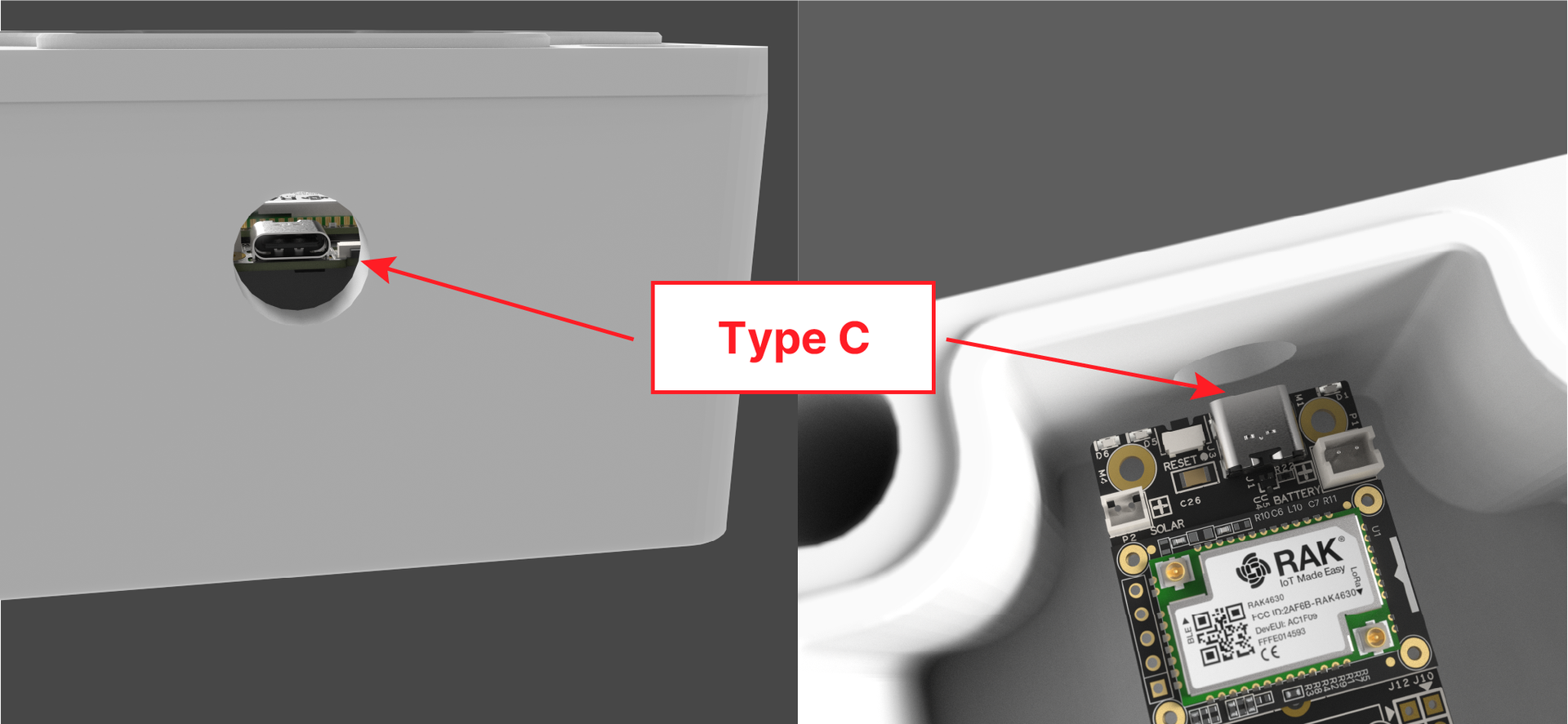 RAK10700 WisBlock GNSS Tracker for LoRaWAN Interfaces