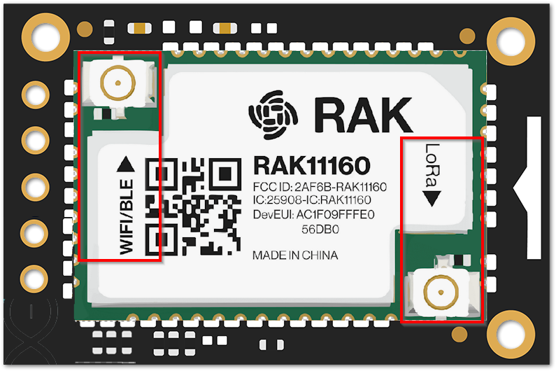 RAK11162 antenna label