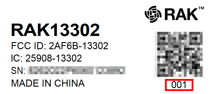 RAK13302 Wireless Module Battery Supply Indication