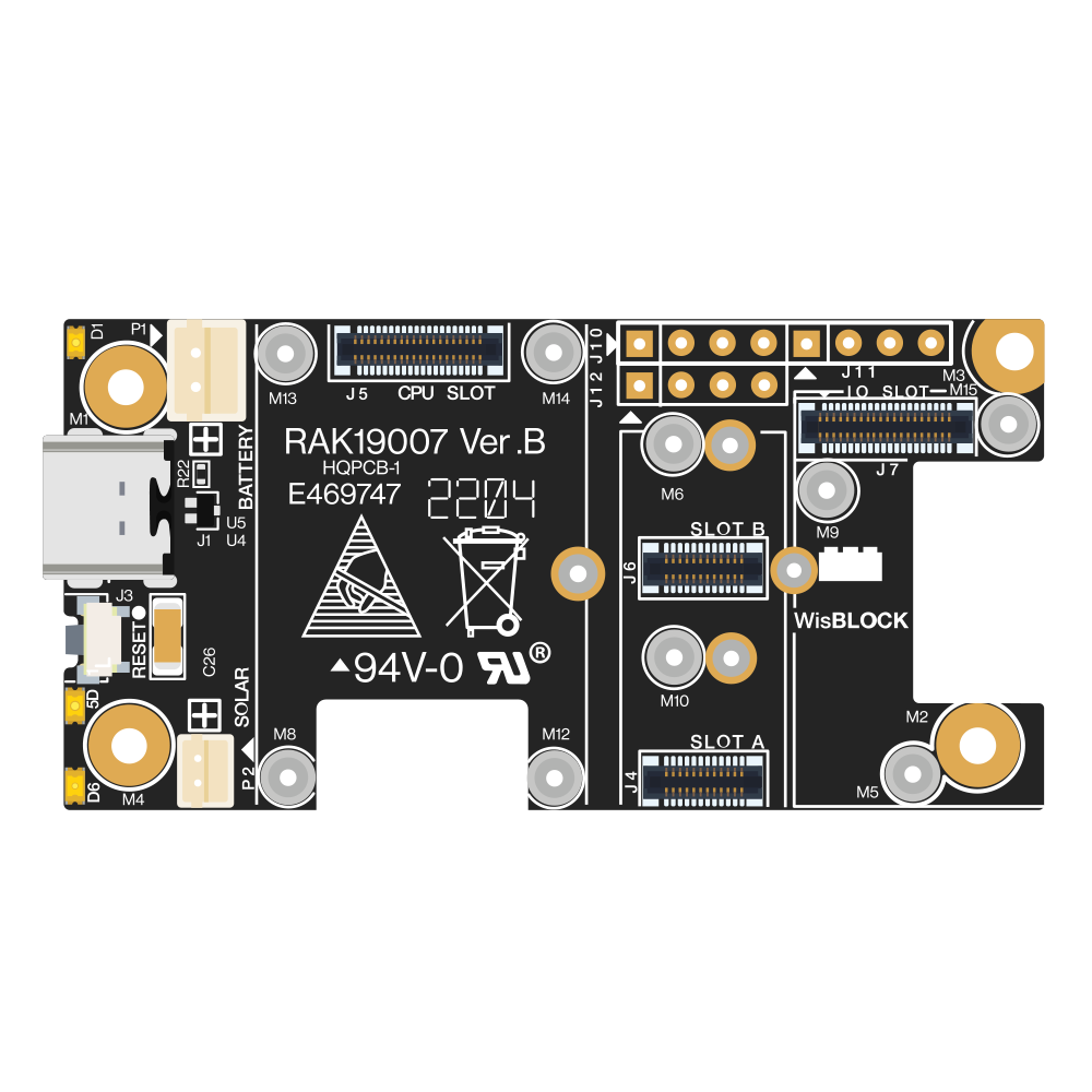 RAK19007 WisBlock Base Board 2nd Gen