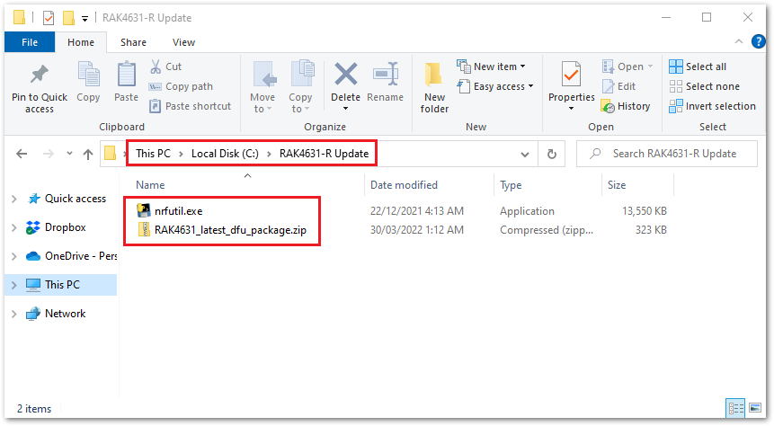 nRFutil.exe and RAK4631-R Latest Firmware