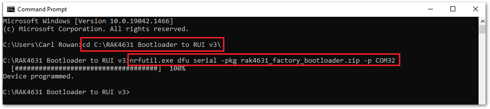 RAK4631-R to RAK4631 Conversion