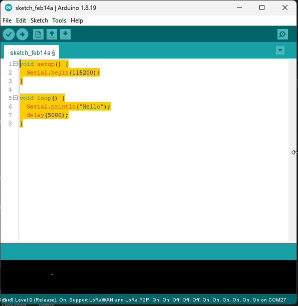 Example code