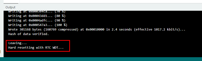 Device Programmed