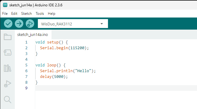 Example code