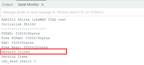 Terminal logs