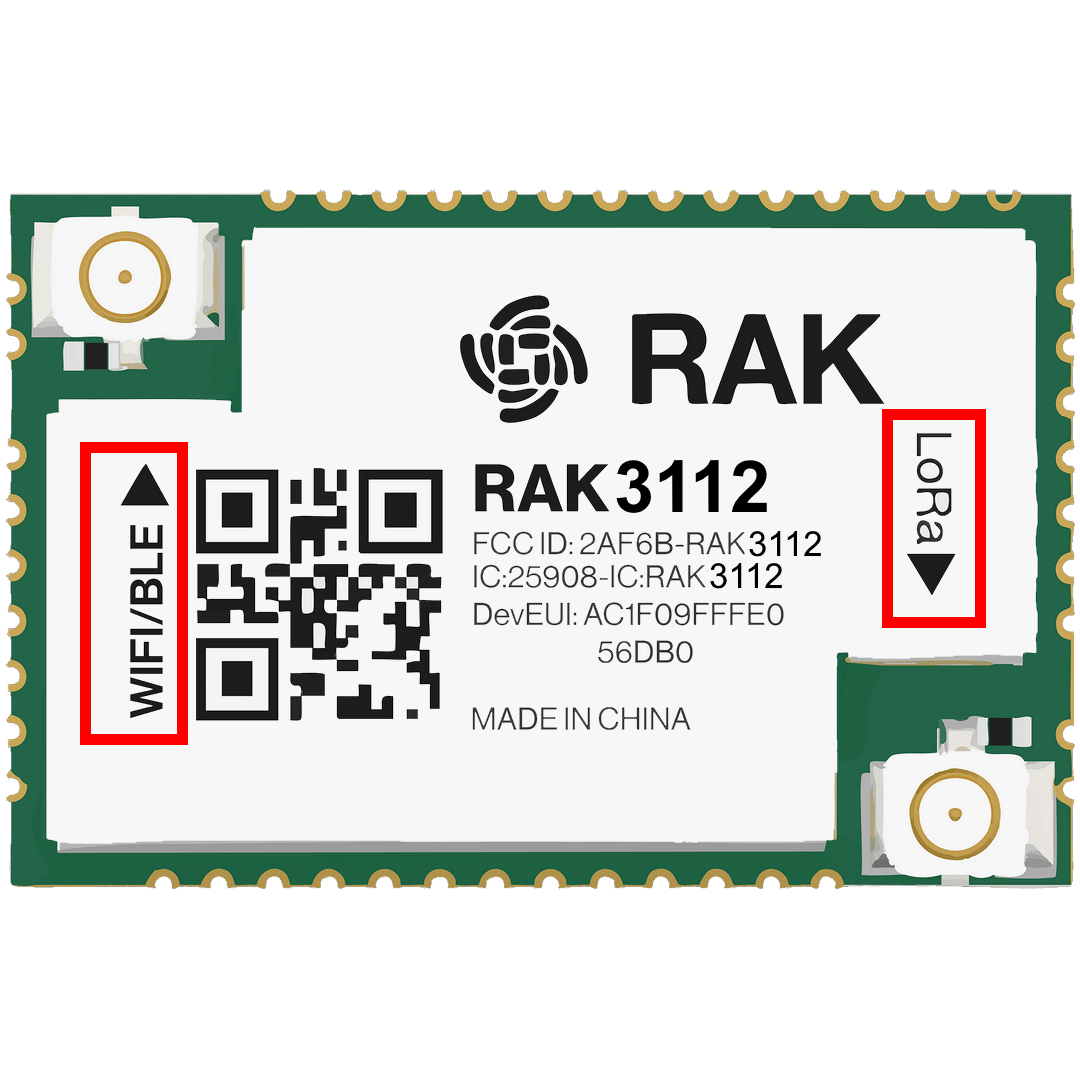 RAK3112 antenna label