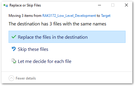 RAK3172 Radio Related Files Replaced
