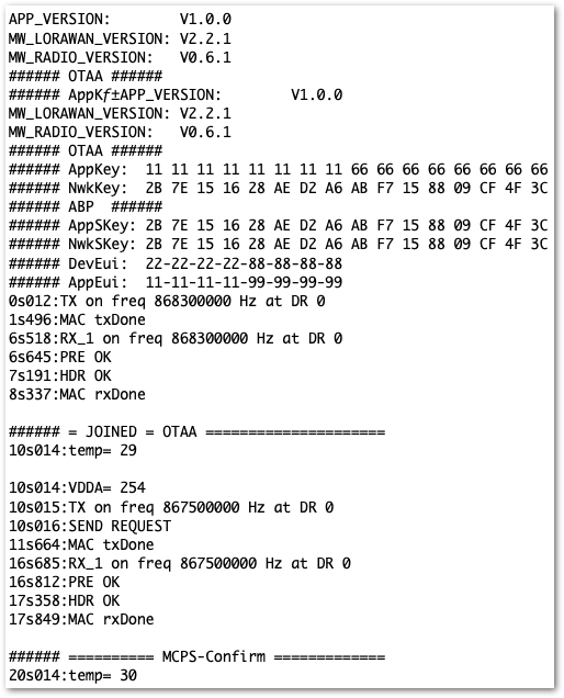 RAK3172 UART2 Logs