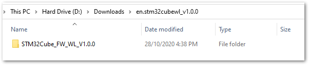 STM32WL V1.0.0