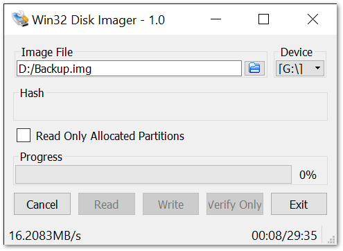 Download Win32 Disk Imager