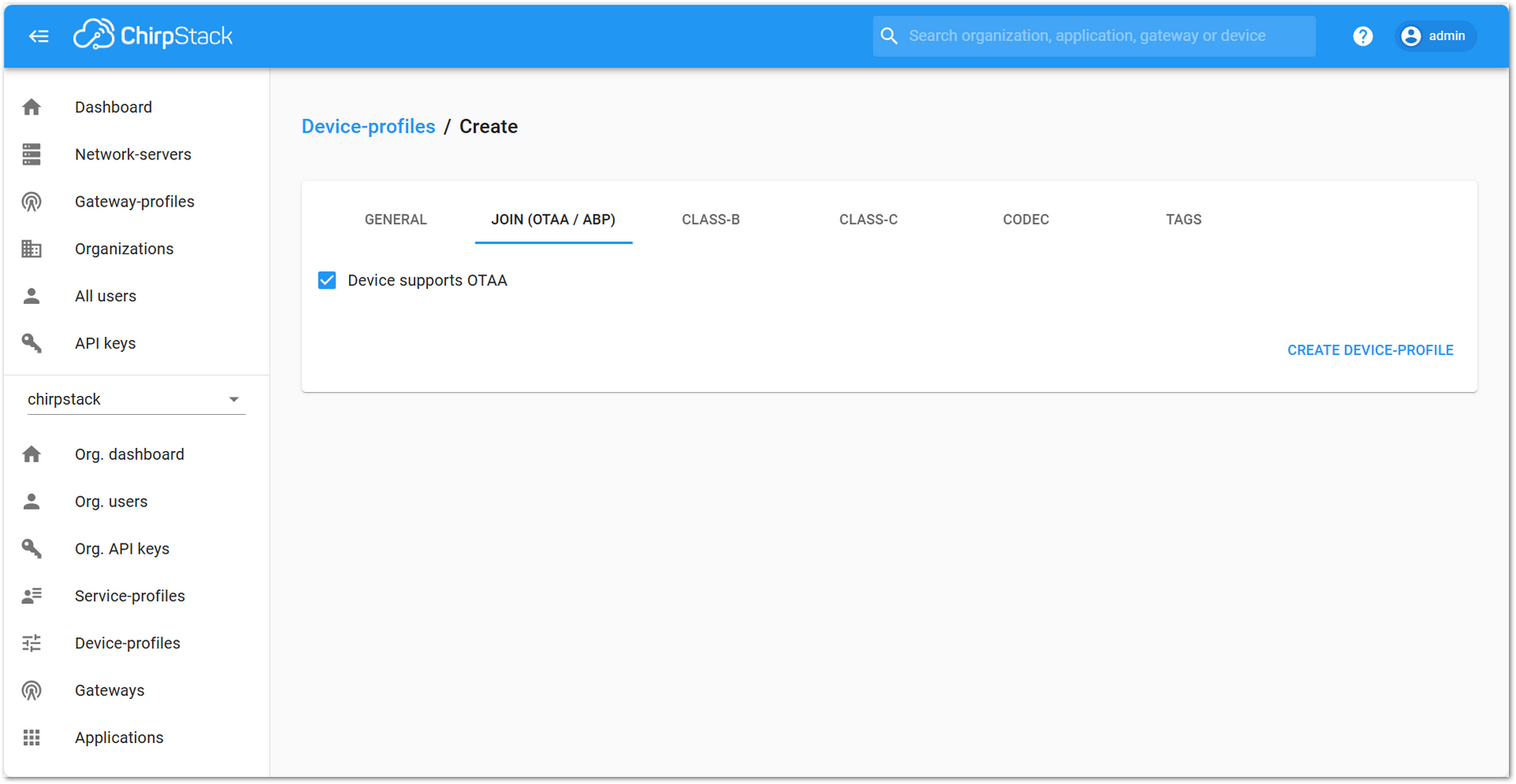 Check Device supports OTAA*