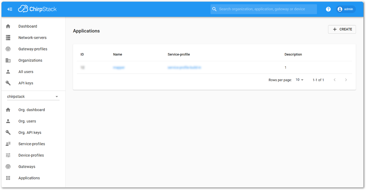 ChirpStack Application