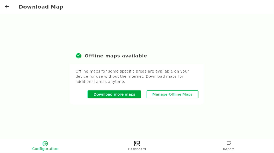 Offline Maps Available