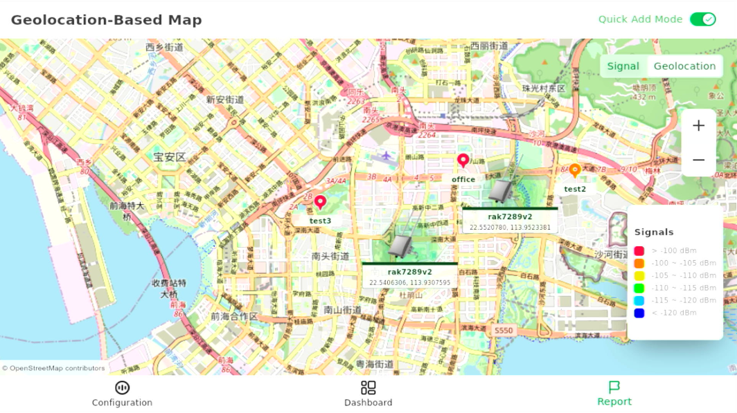 Gateway Location on Map