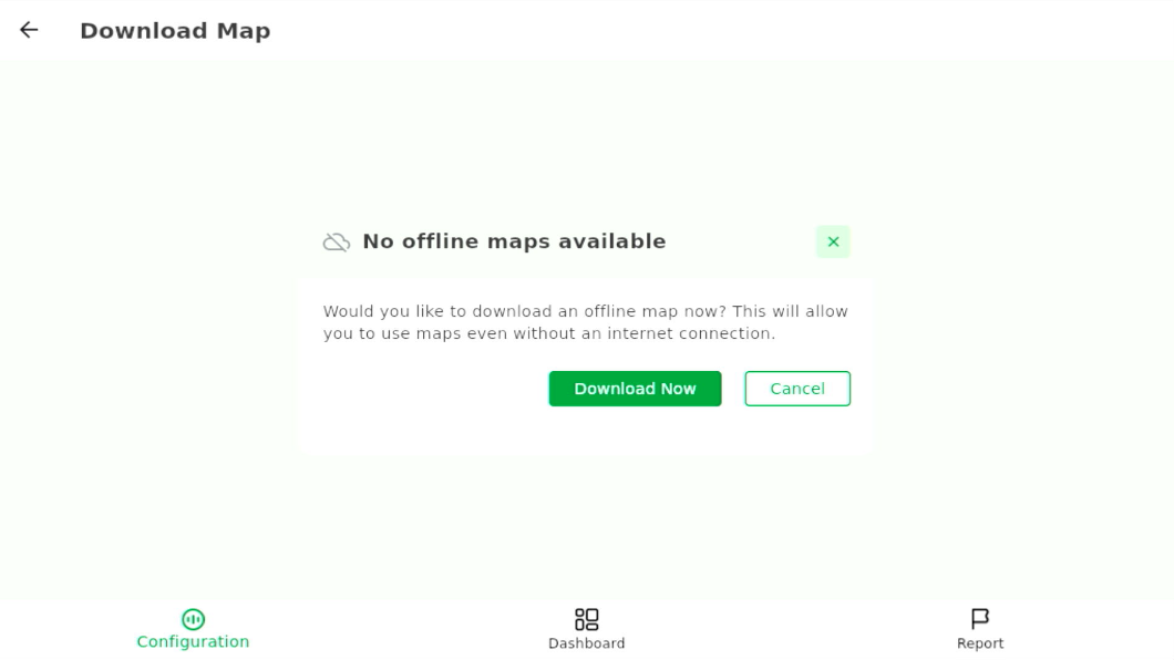 No Offline Maps Available