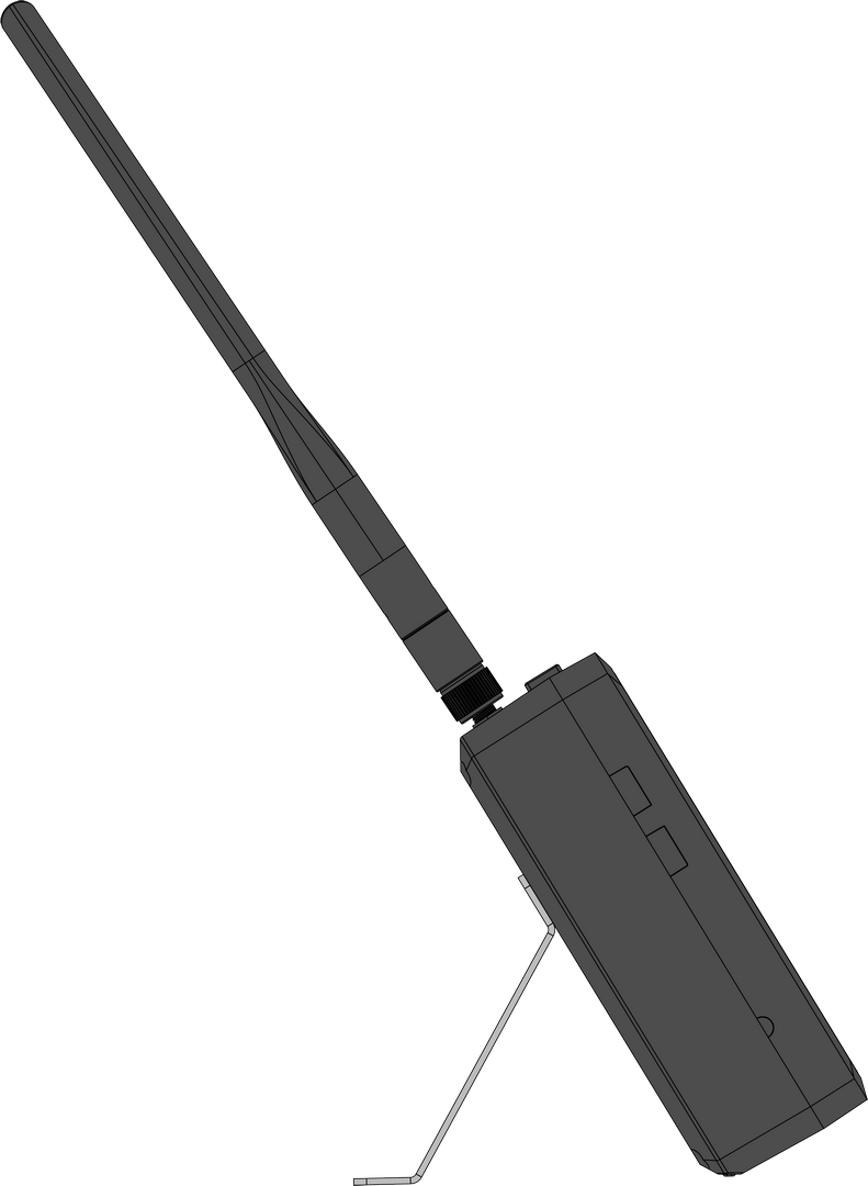 Install the metal stand for desktop use