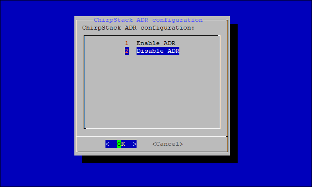 Chirpstack ADR Enable/Disable