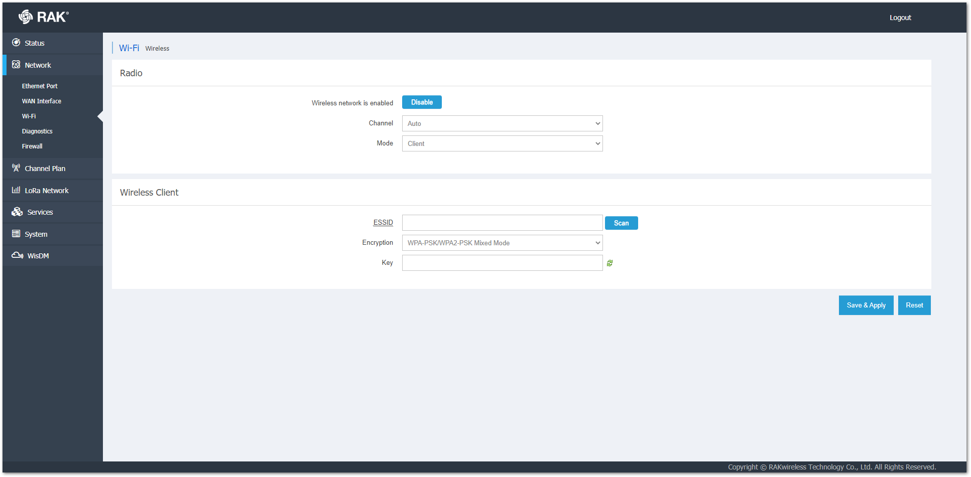 Connect through Wi-Fi Credentials