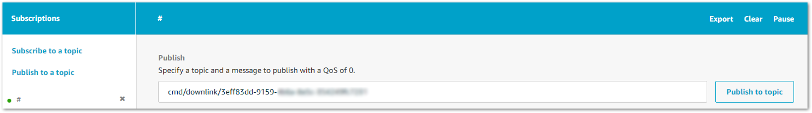 Specifying a Topic