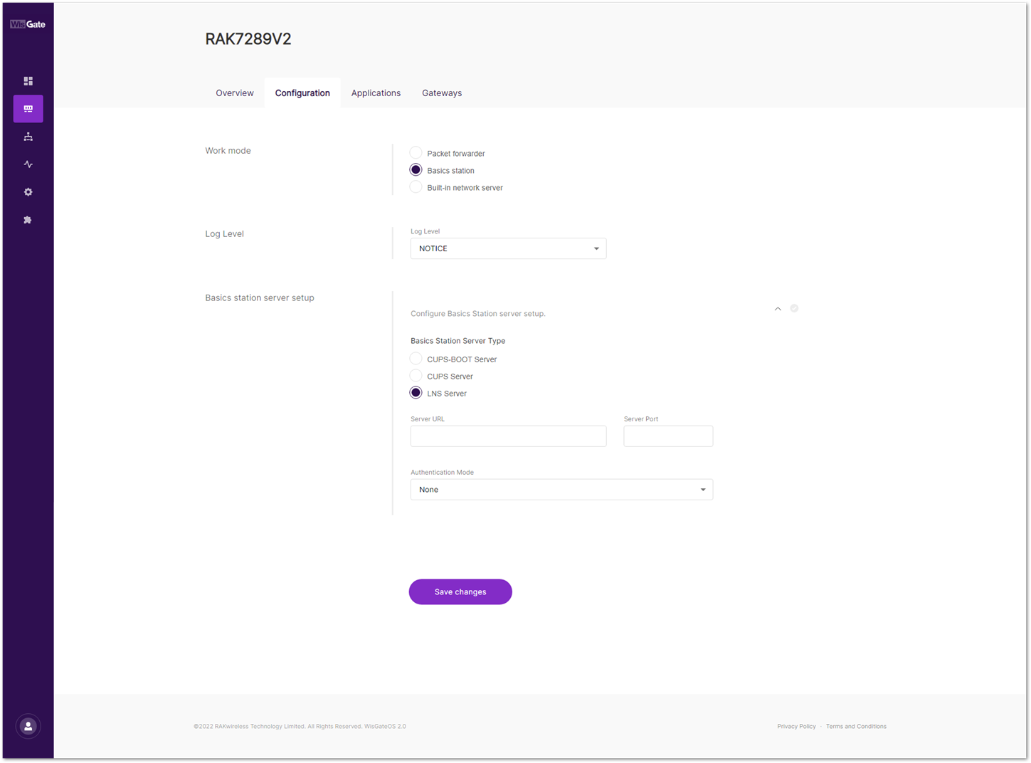 Expanded Basics Station settings