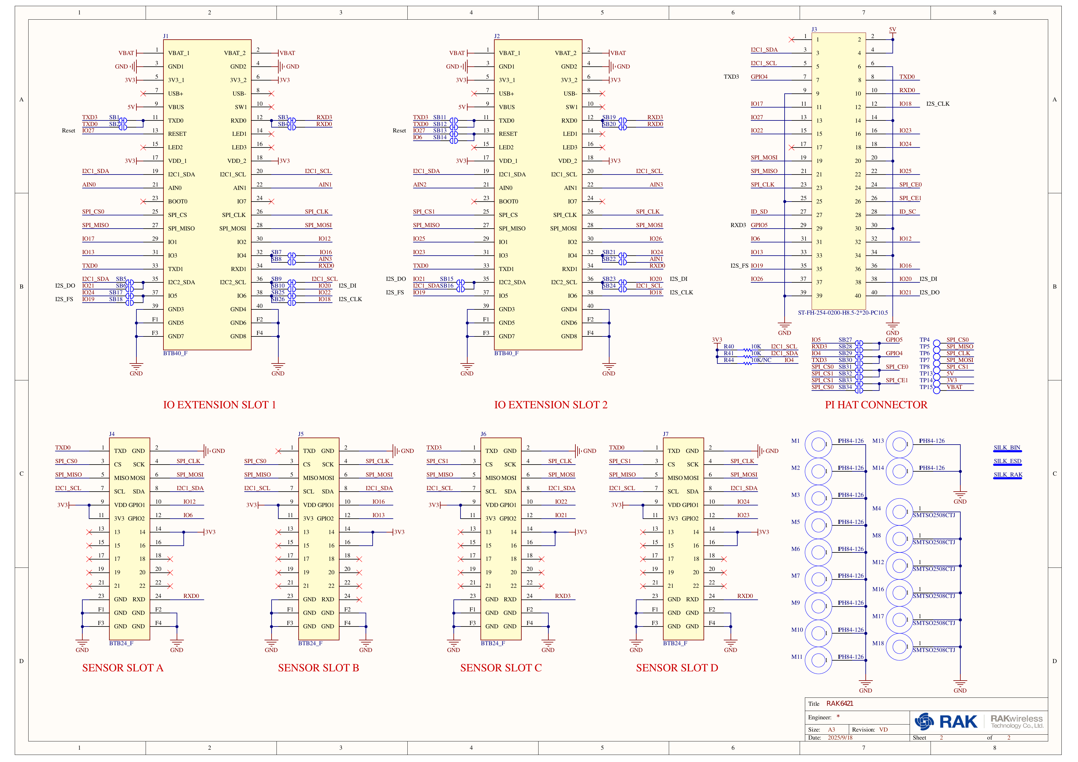 RAK6421 WisBlock Pi Hat Schematic Page 2