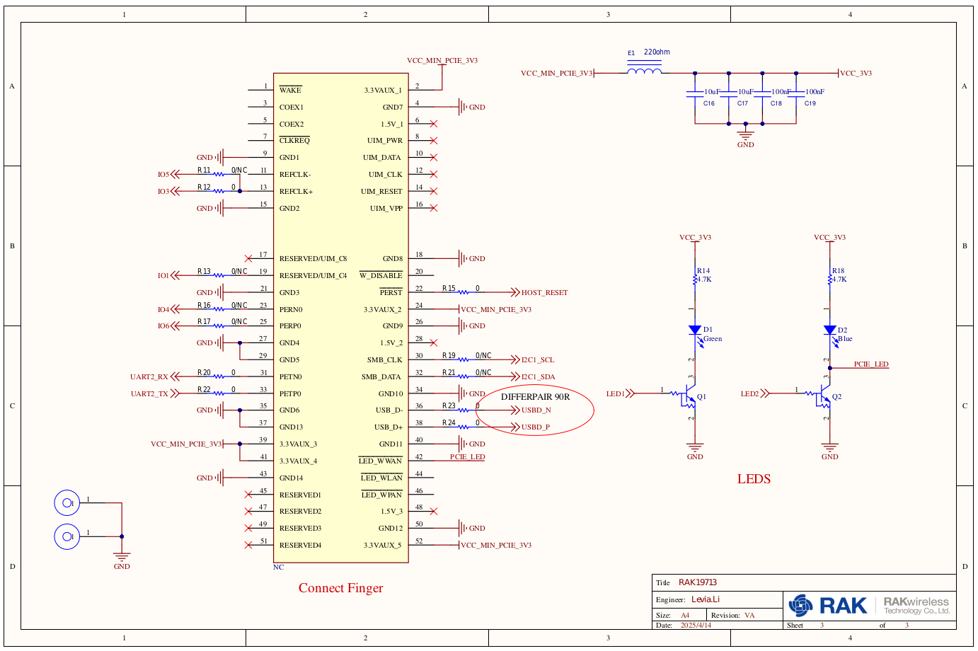 RAK19713 schematic diagram - Page 2