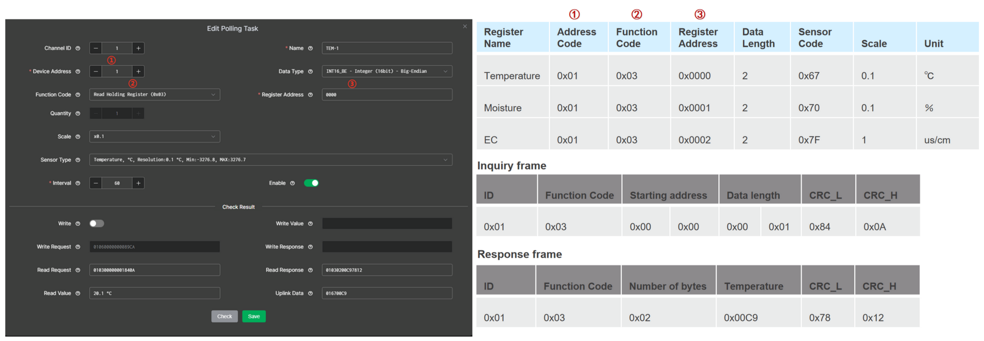 Add temperature polling task